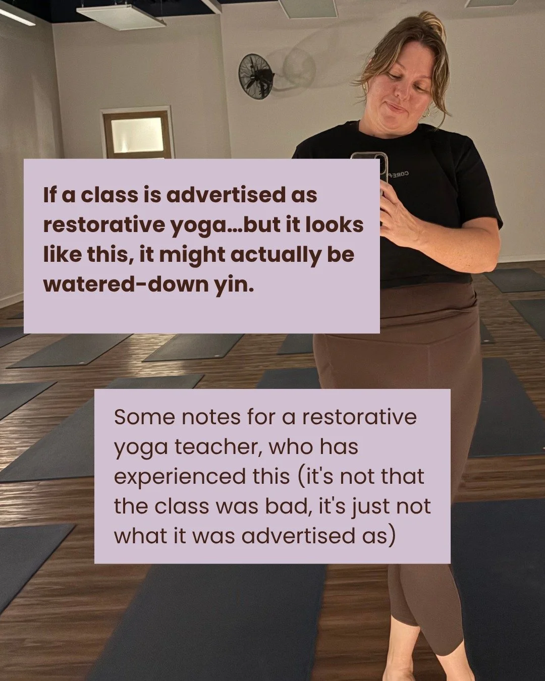 Restorative Yoga is Restorative Yoga, Yin Yoga is Yin Yoga. 

Can a Yin Yoga class feel restorative and leave you feel restored, yes. But that doesn't make it a Restorative Yoga class. 

Learn to recognise the difference and guide restorative classes