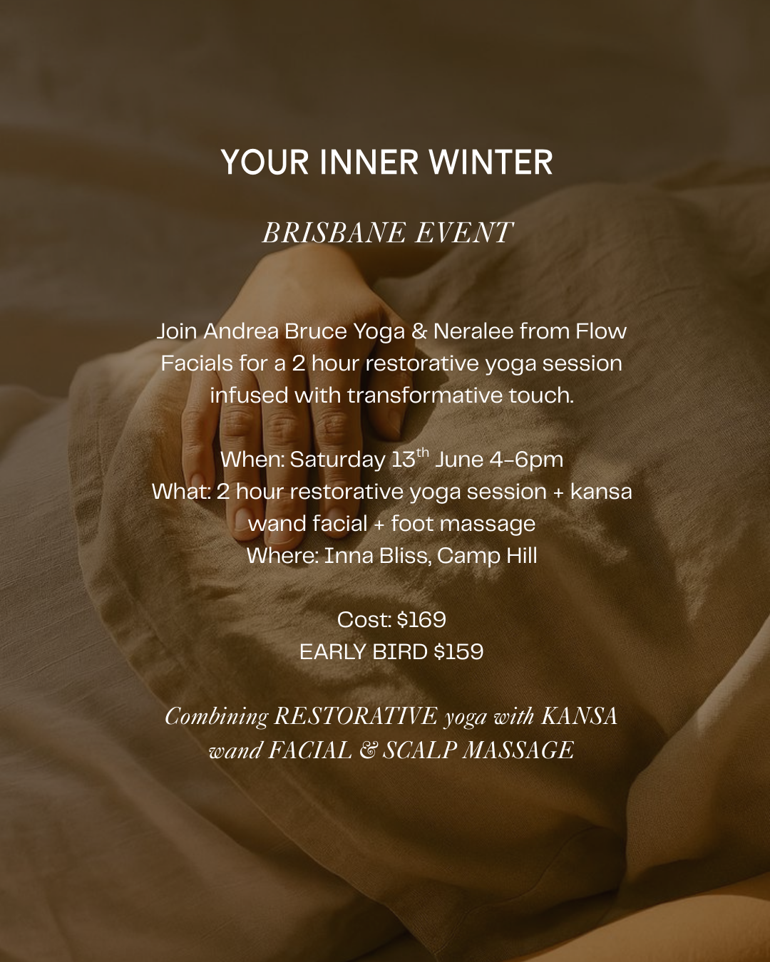 Brisbane Yoga Restorative Yoga Event