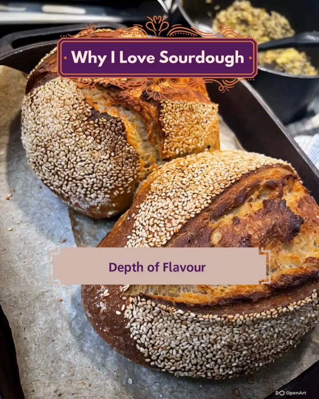 🍞 Why I Love Sourdough, Part 2: The incredible depth of flavour.

What makes sourdough taste so uniquely delicious? 
It&rsquo;s all in the slow, magical fermentation process.
Unlike bread that relies on a single strain of yeast, sourdough is brought