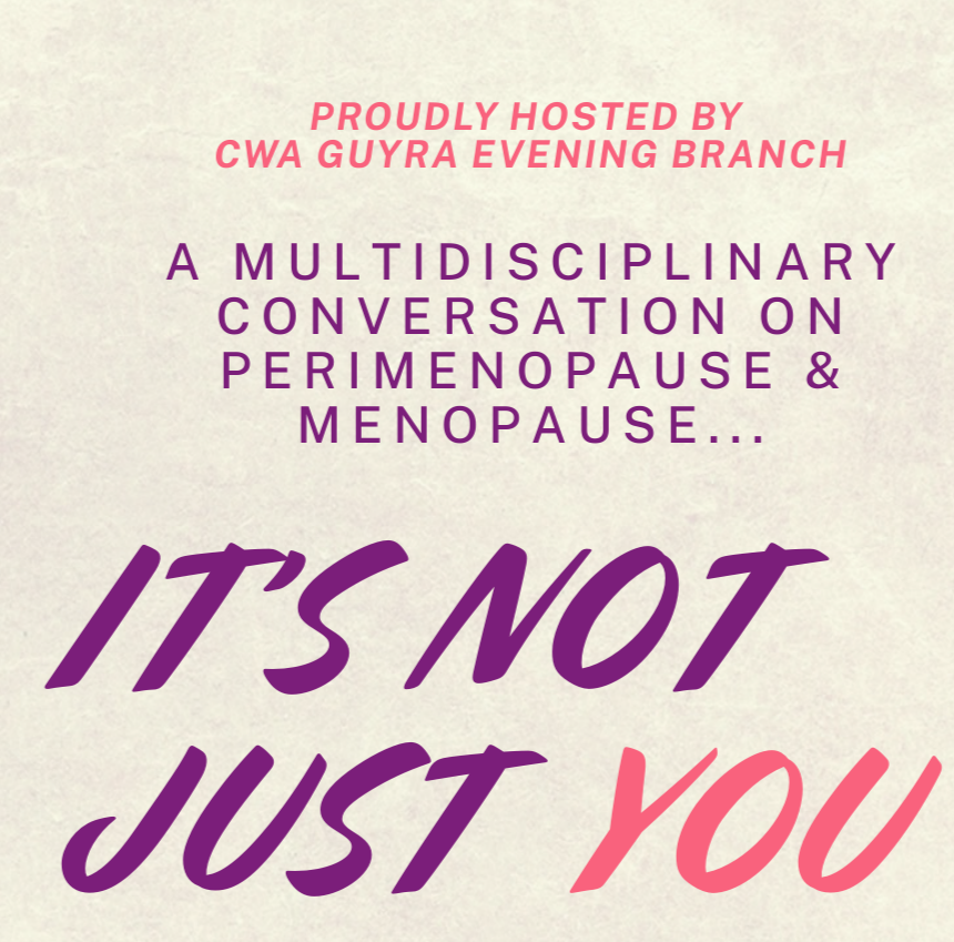 It's not Just You- Perimenopause and Menopause event