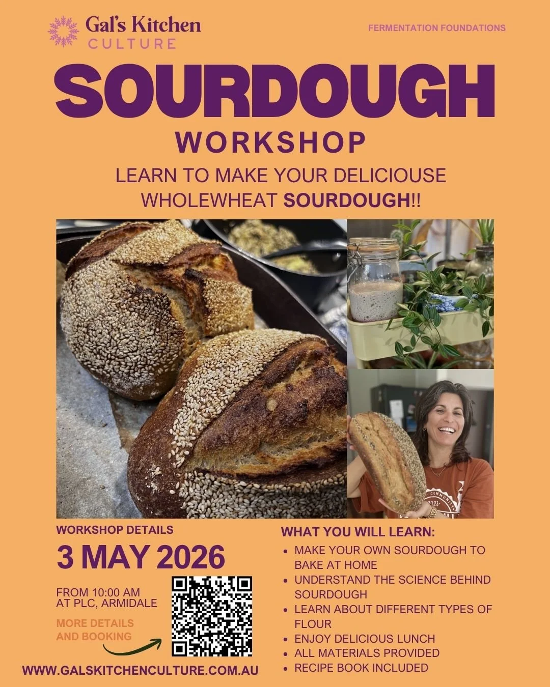 Think a sourdough starter needs as much attention as a newborn baby? Think again. 🙅&zwj;♀️🍞

If you love the idea of baking fresh, gut-friendly bread but don't have the time for a high-maintenance pet on your kitchen bench, my upcoming Sourdough Fe