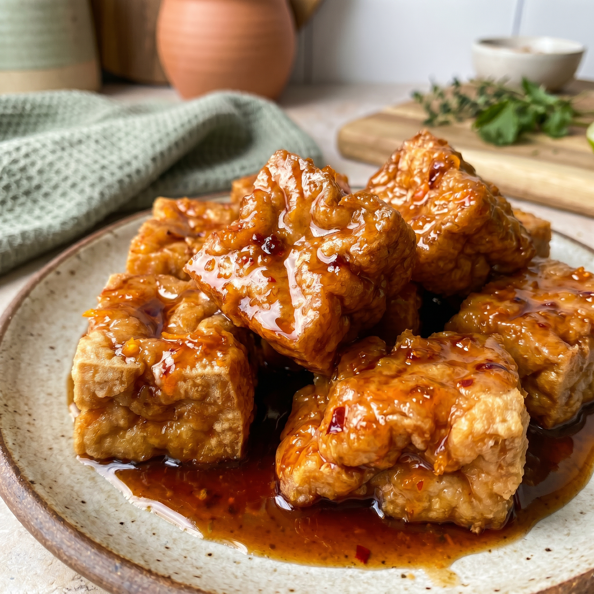 Golden Sweet &amp; Sour Tofu
