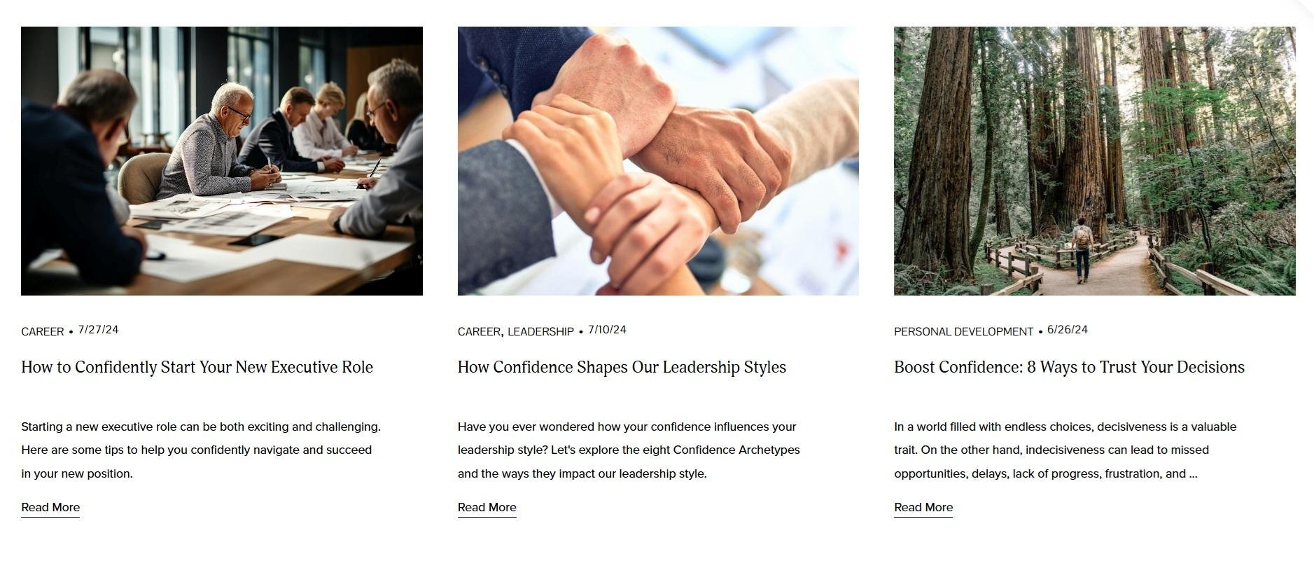 Confidence Coaching Program Blog