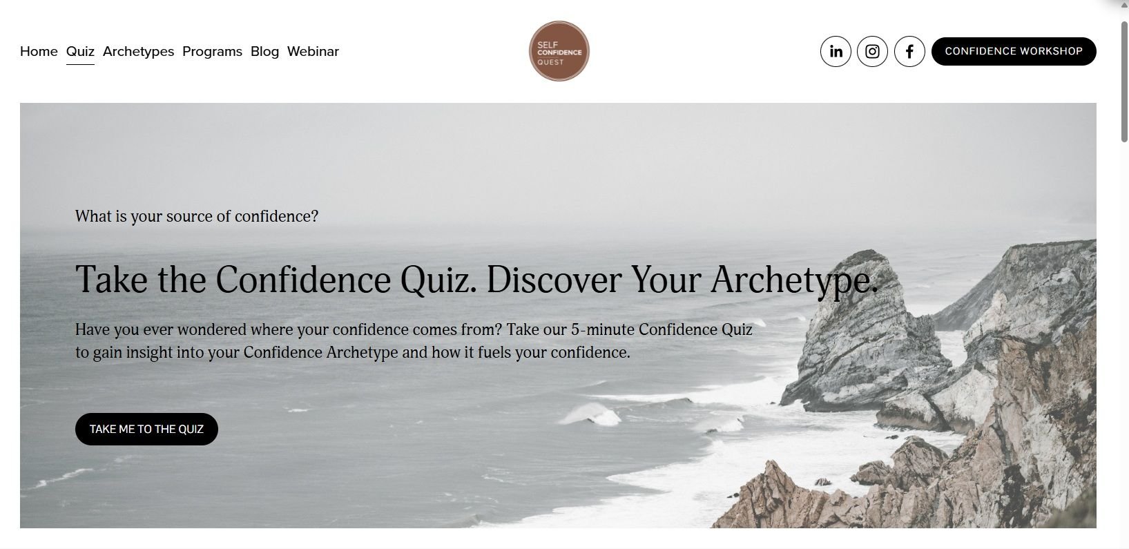 Confidence Coaching Program Hero
