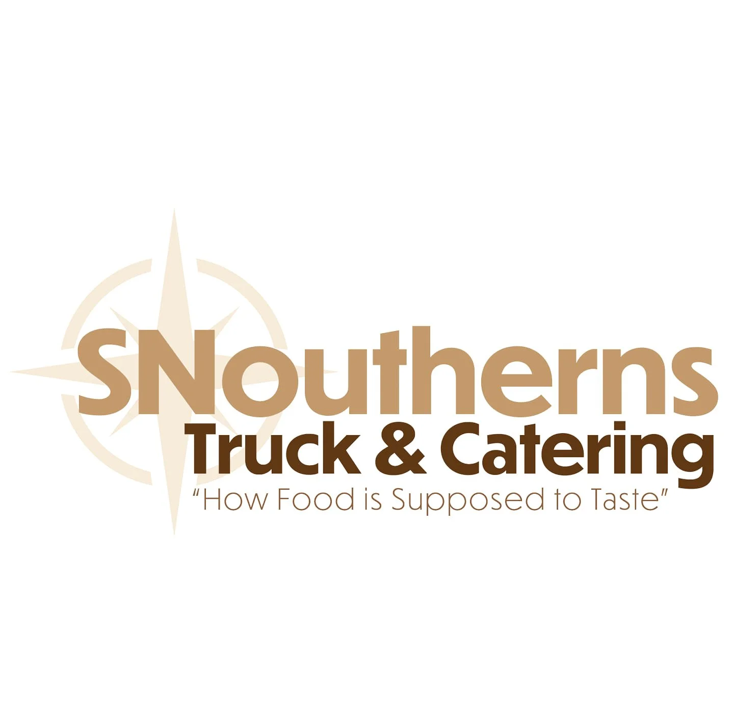 SNoutherns Truck & Catering logo with slogan 'How Food is Supposed to Taste'.