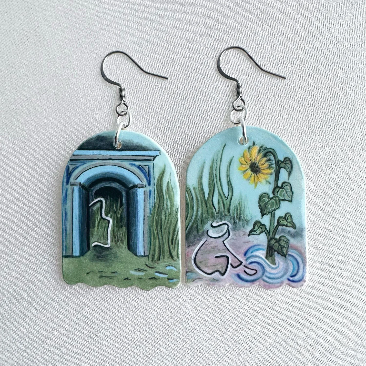 nature adoration (diptych)