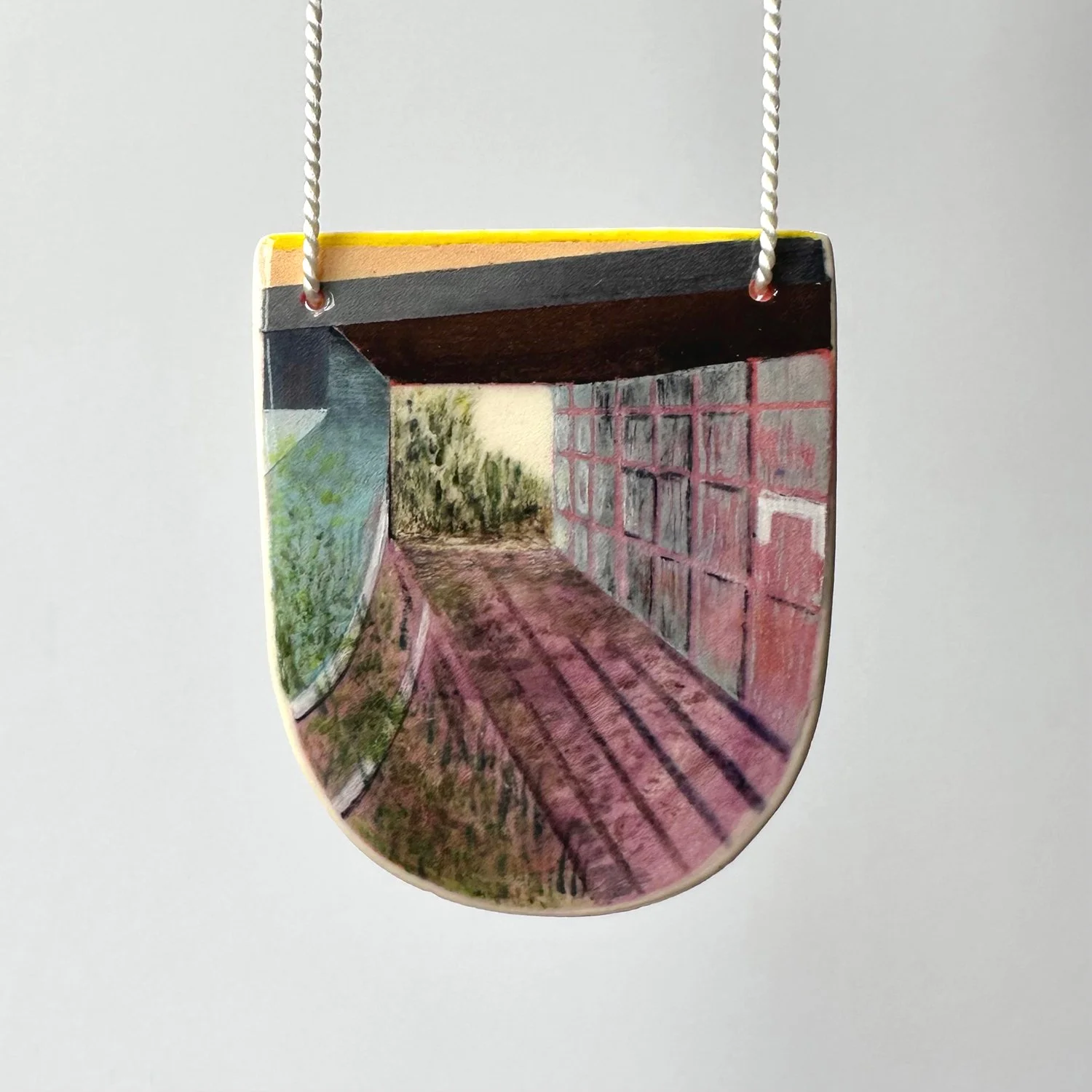 end of the rail path