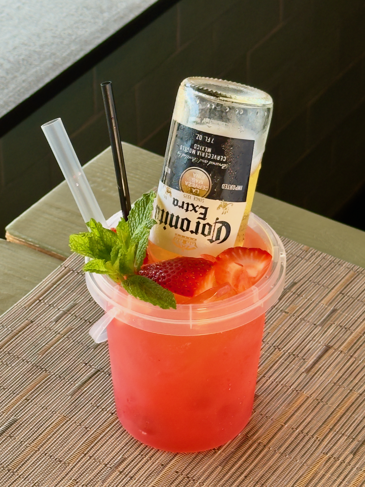 The Bucket, our seasonal fun drink