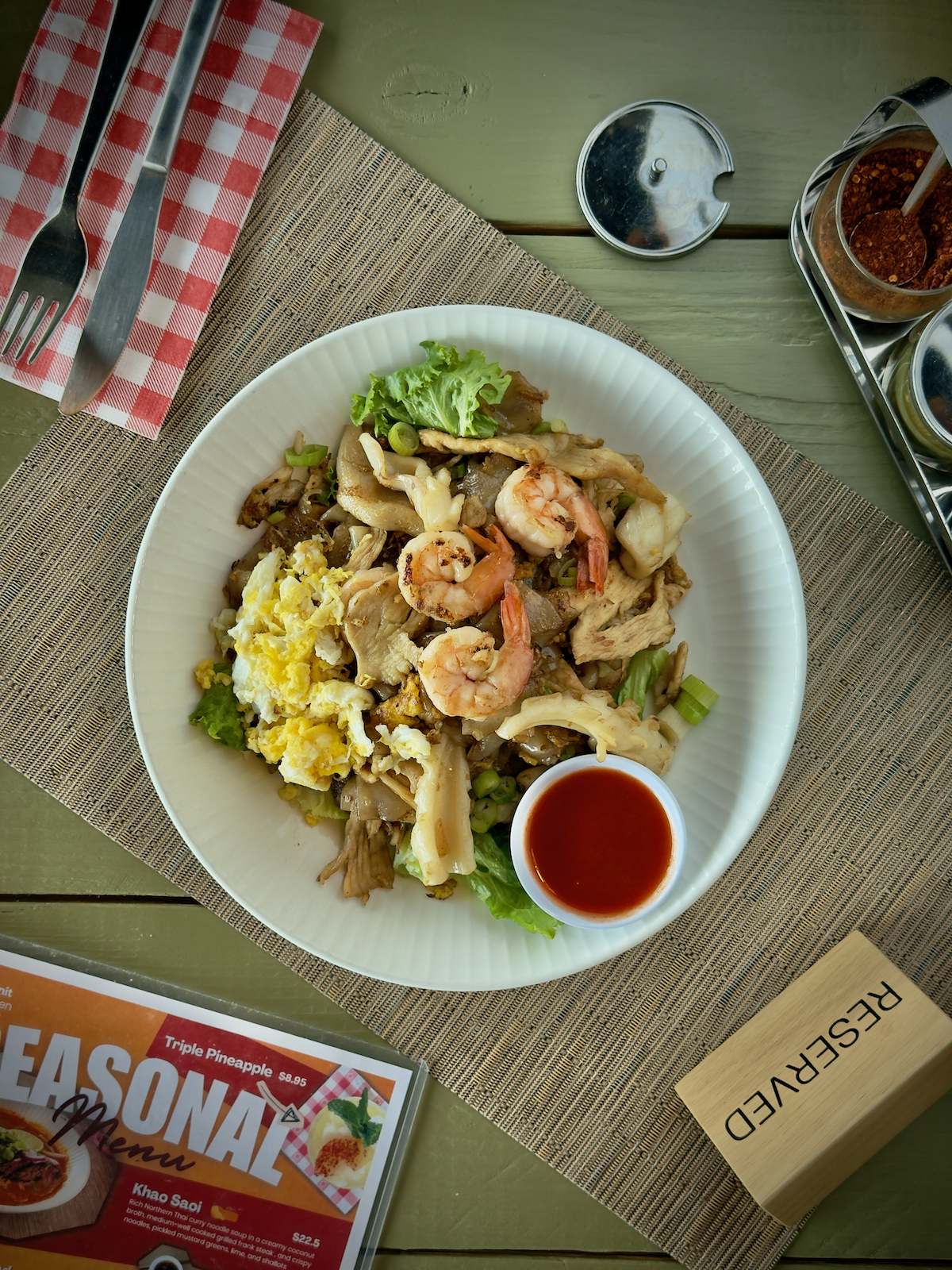 (Seasonal) Kua Gai Noodle Stir-fry