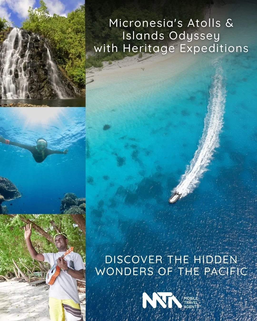 Discover the world's most remote islands on a 17-night expedition from the Solomon Islands to Palau, aboard Heritage Adventurer.

Snorkel pristine waters, encounter incredible wildlife, and experience authentic cultures &mdash; accompanied by expert 