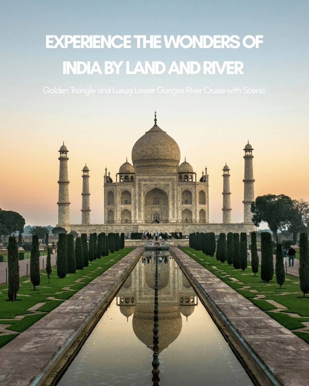 Discover India&rsquo;s Golden Triangle &amp; the Lower Ganges! 🇮🇳

Journey through Delhi, Agra &amp; Jaipur, then cruise the sacred Ganges from Kolkata with luxury, culture and unforgettable experiences along the way.

🛳️ 5-star boutique river cru