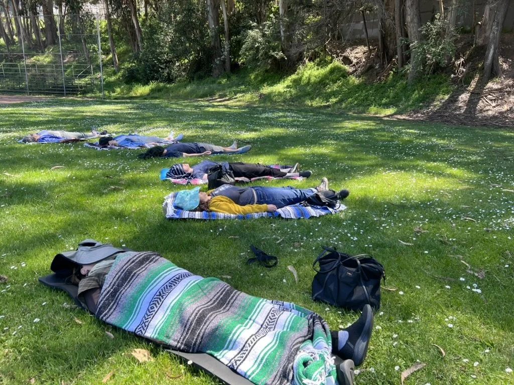 Teaching Meditation Outside with Lane