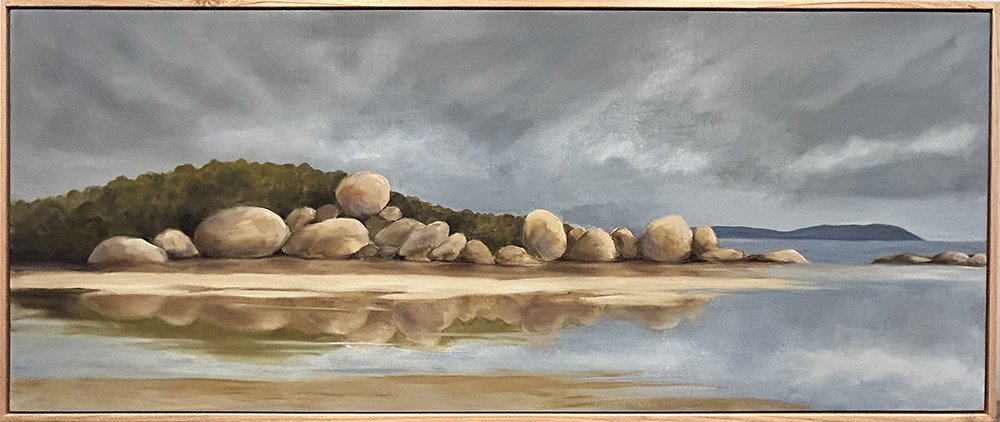 Twilight Reflections framed