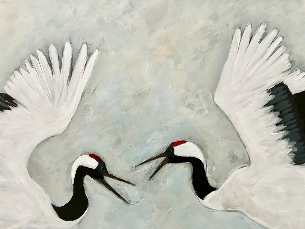 Dancing Cranes detail 1 of 1