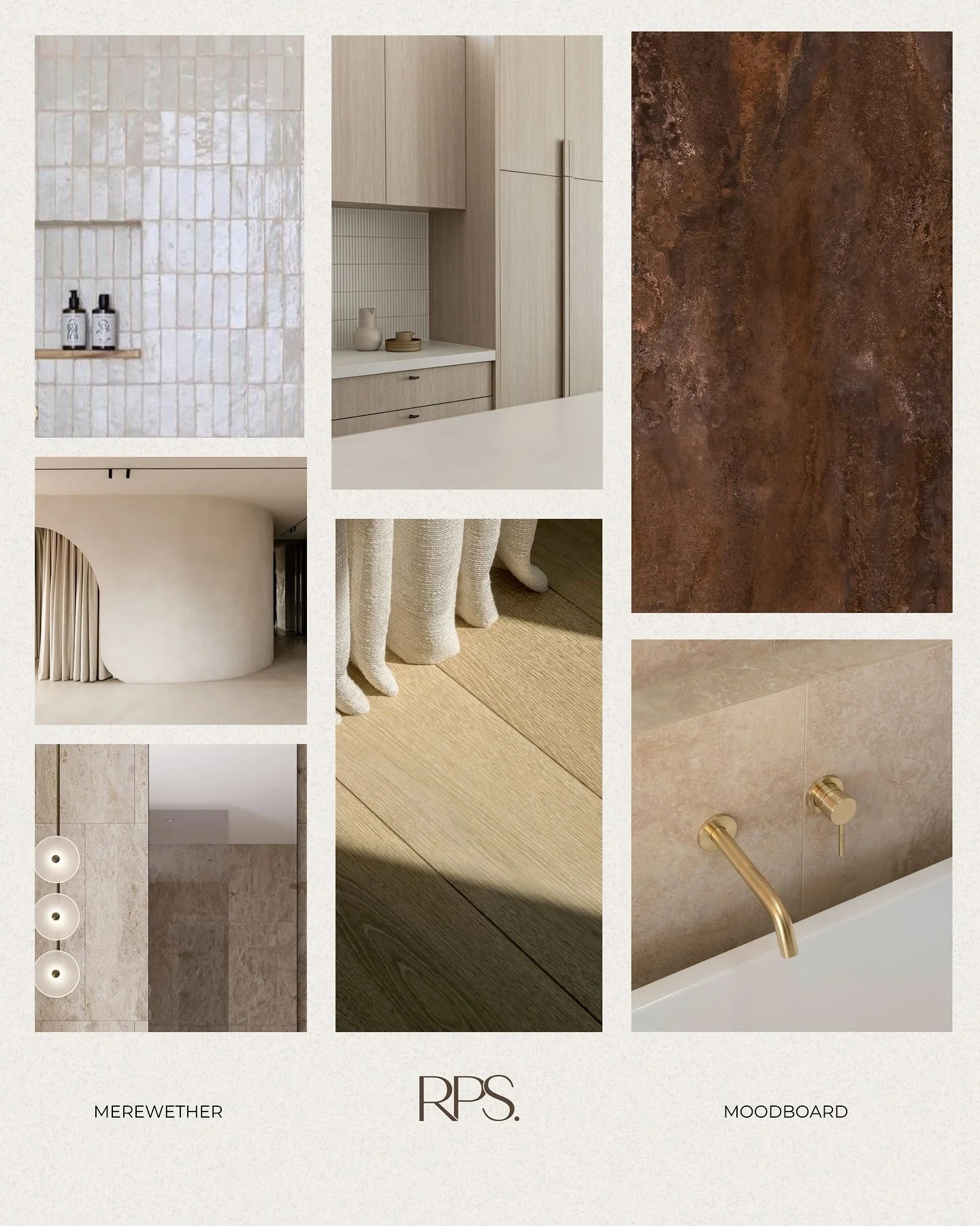 Our Merewether project moodboard.. a full house renovation with all the textures and curves. Keep your eye out for more on this one ✨