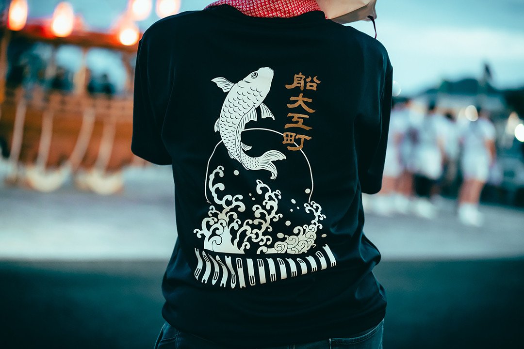 長崎くんち 船大工町_Tシャツデザイン