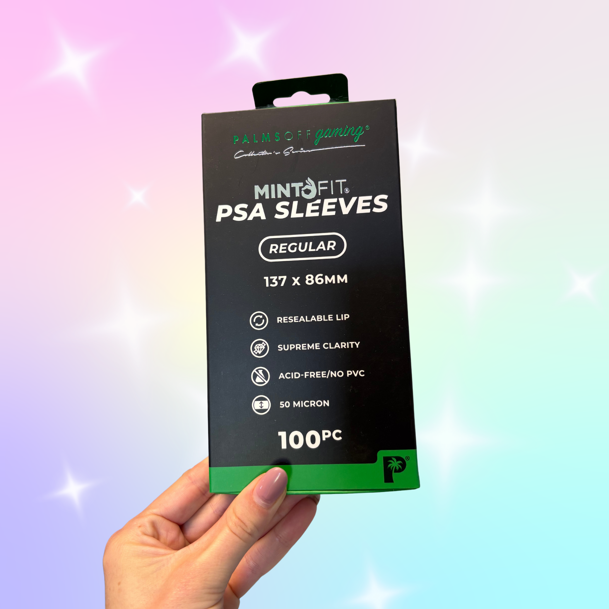 PSA Mint Fit Sleeves - Palms off Gaming