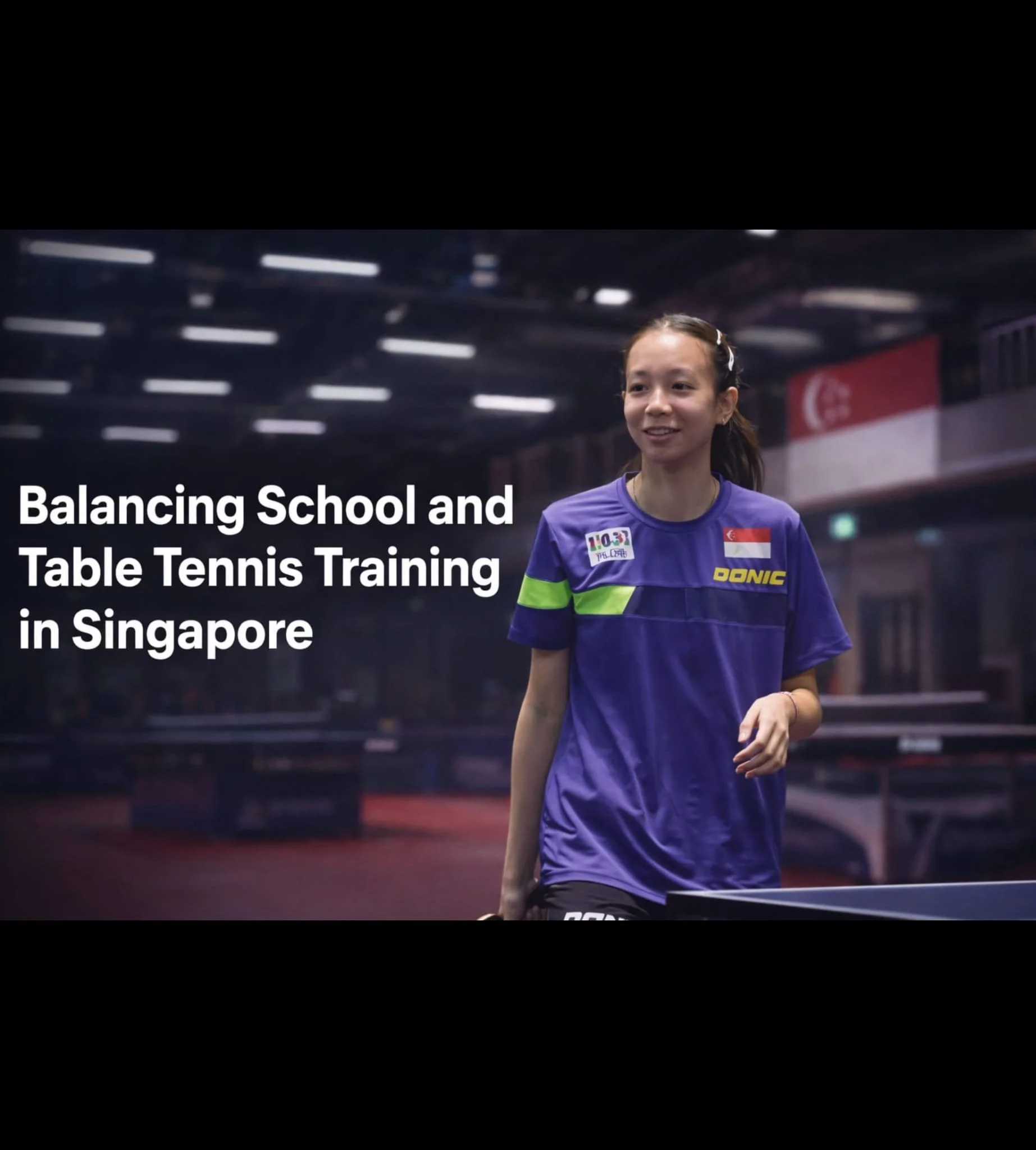 Balancing School and Table Tennis Training in Singapore