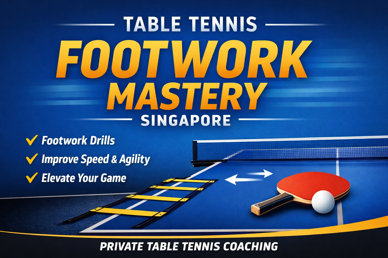 Table Tennis Footwork Mastery: Step-by-Step Guide