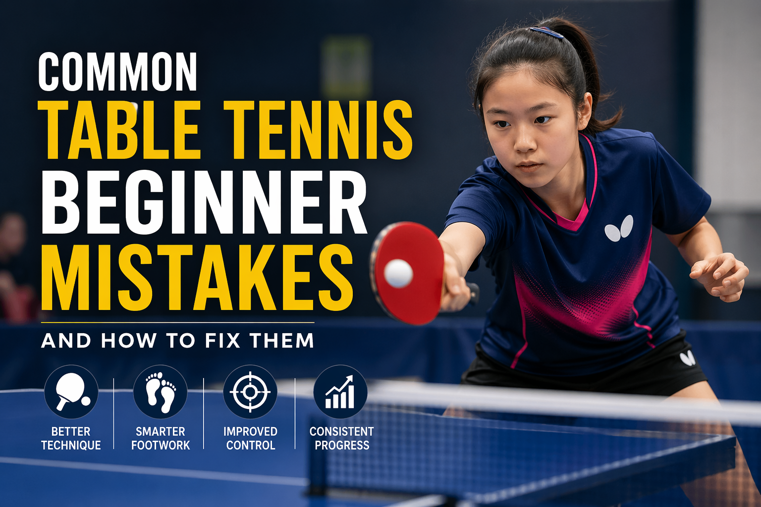 Common Table Tennis Beginner Mistakes and How to Fix Them