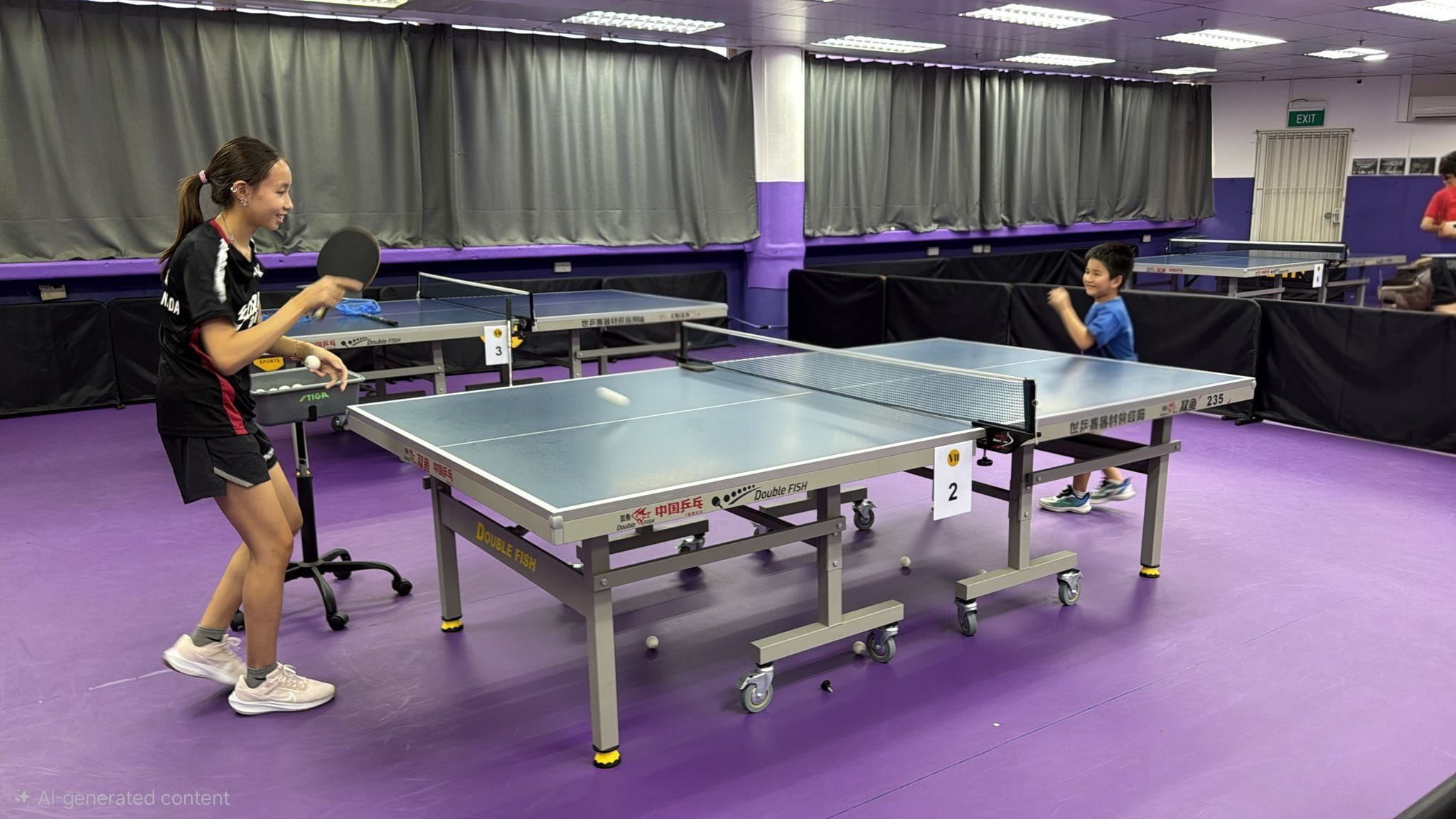 kids table tennis coaching singapore one to one training