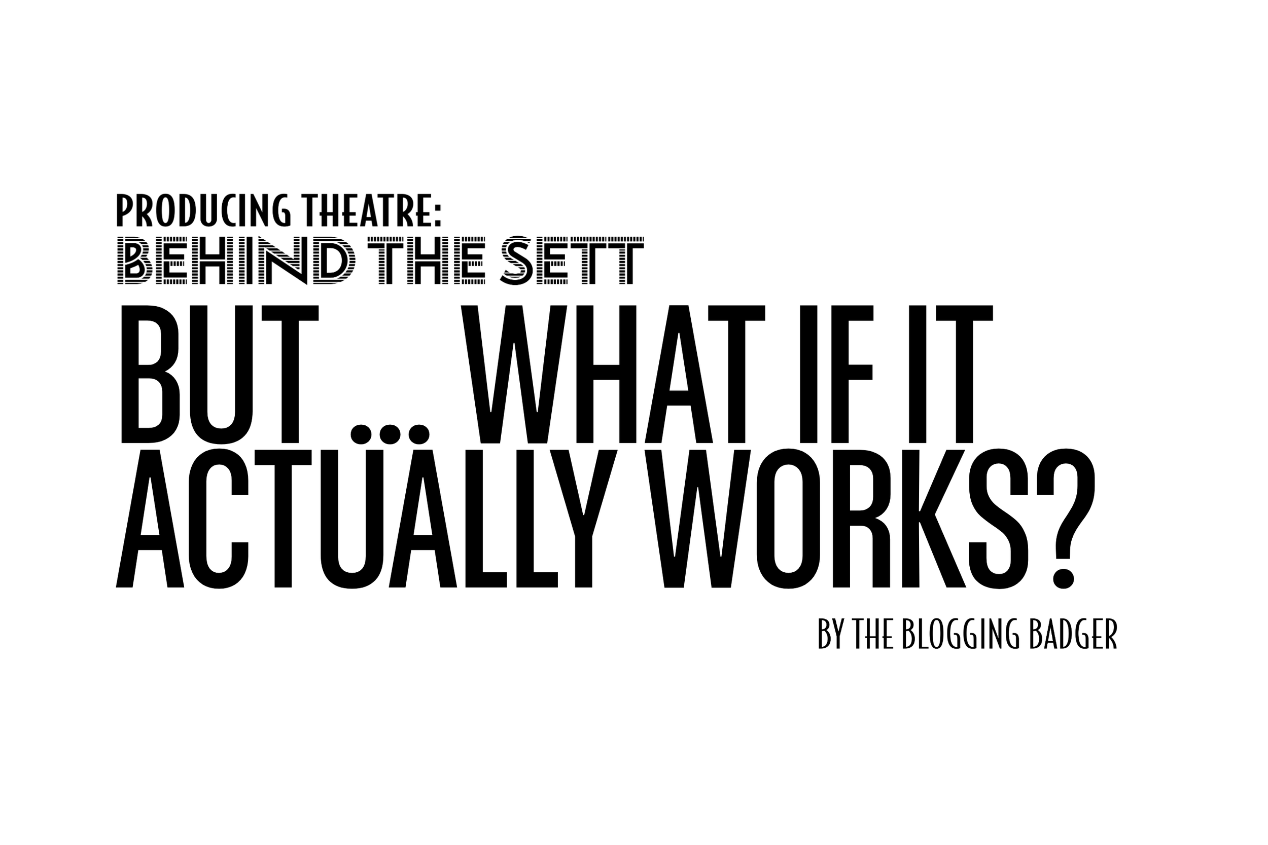 But What If It Actually works?