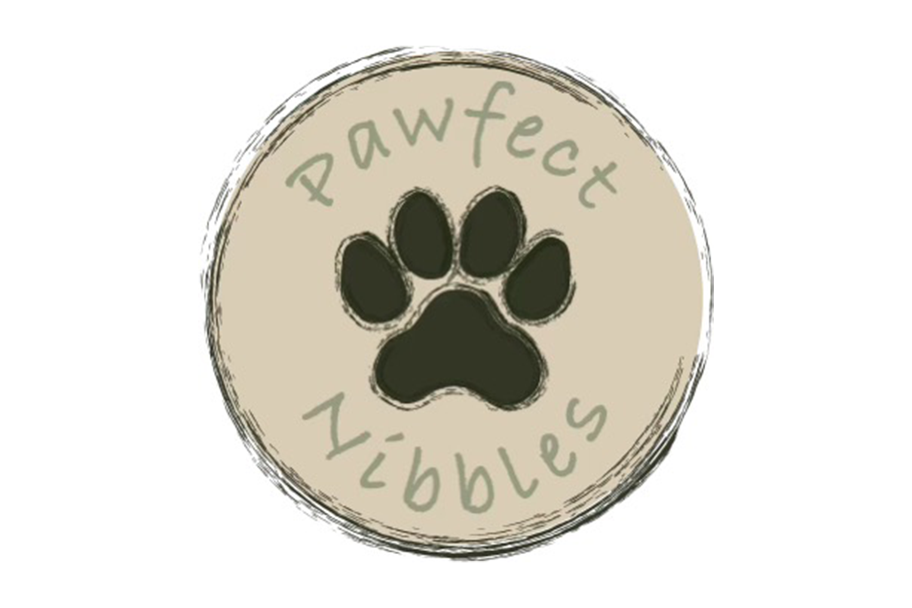 Pawfect nibbles dog treat logos