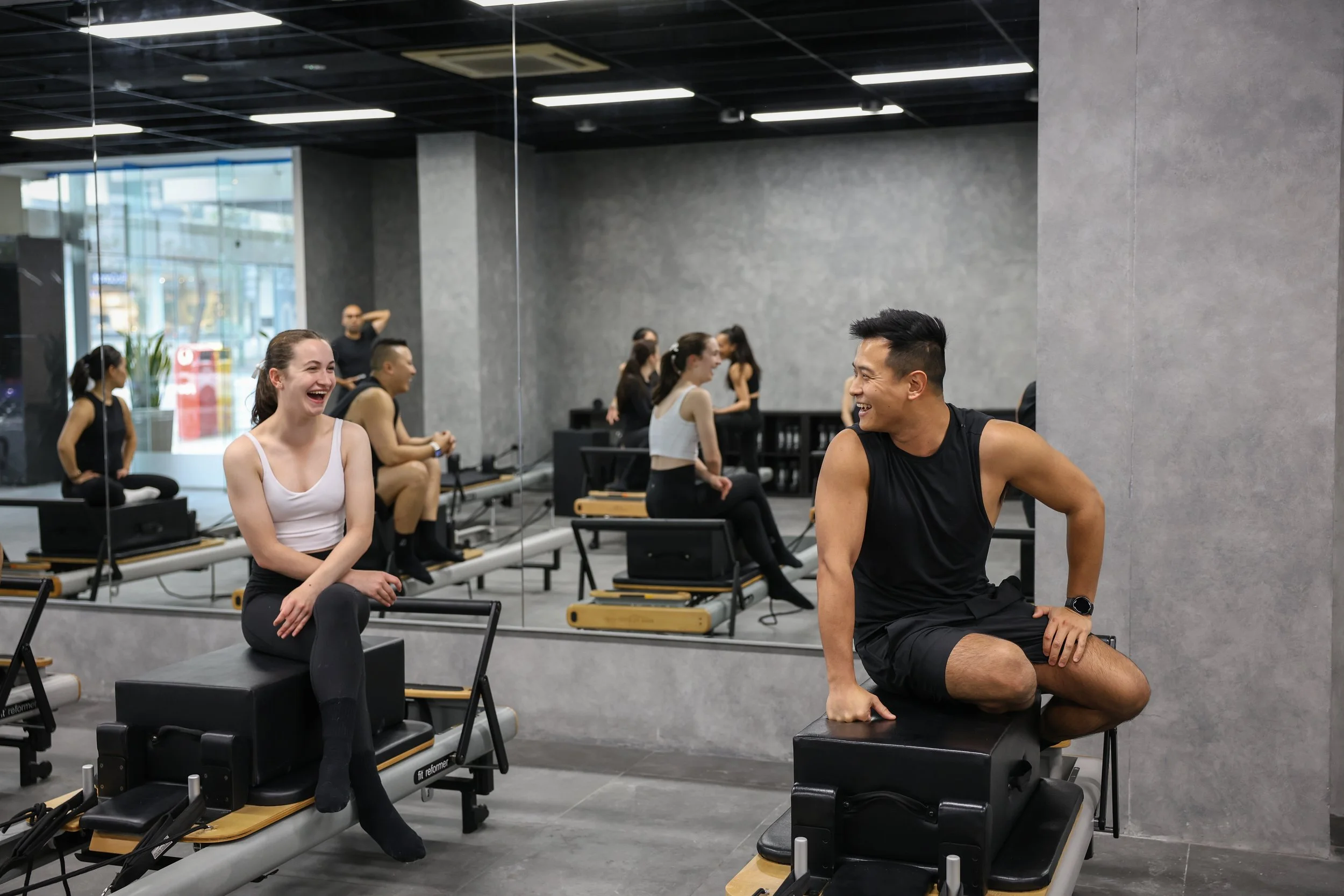 Friends who do Reformer Pilates together stay together