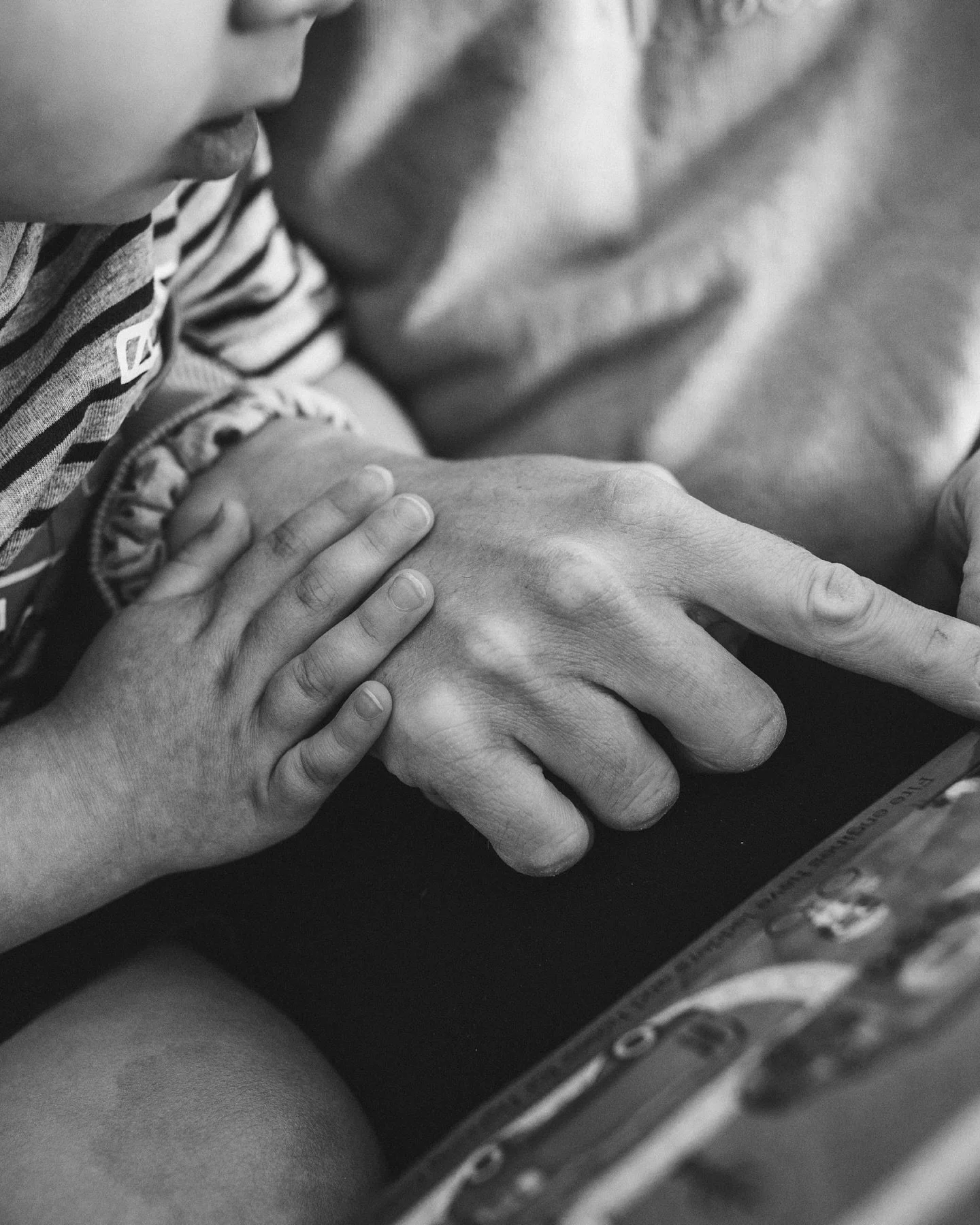 Love isn&rsquo;t always loud&hellip; all smiles and big hugs. 

Often it&rsquo;s steadiness, 
a fleeting and gentle touch, 
tired parents still leaning softly into each other, 
bowling what feels like the 100th cricket delivery for the day, and a hom