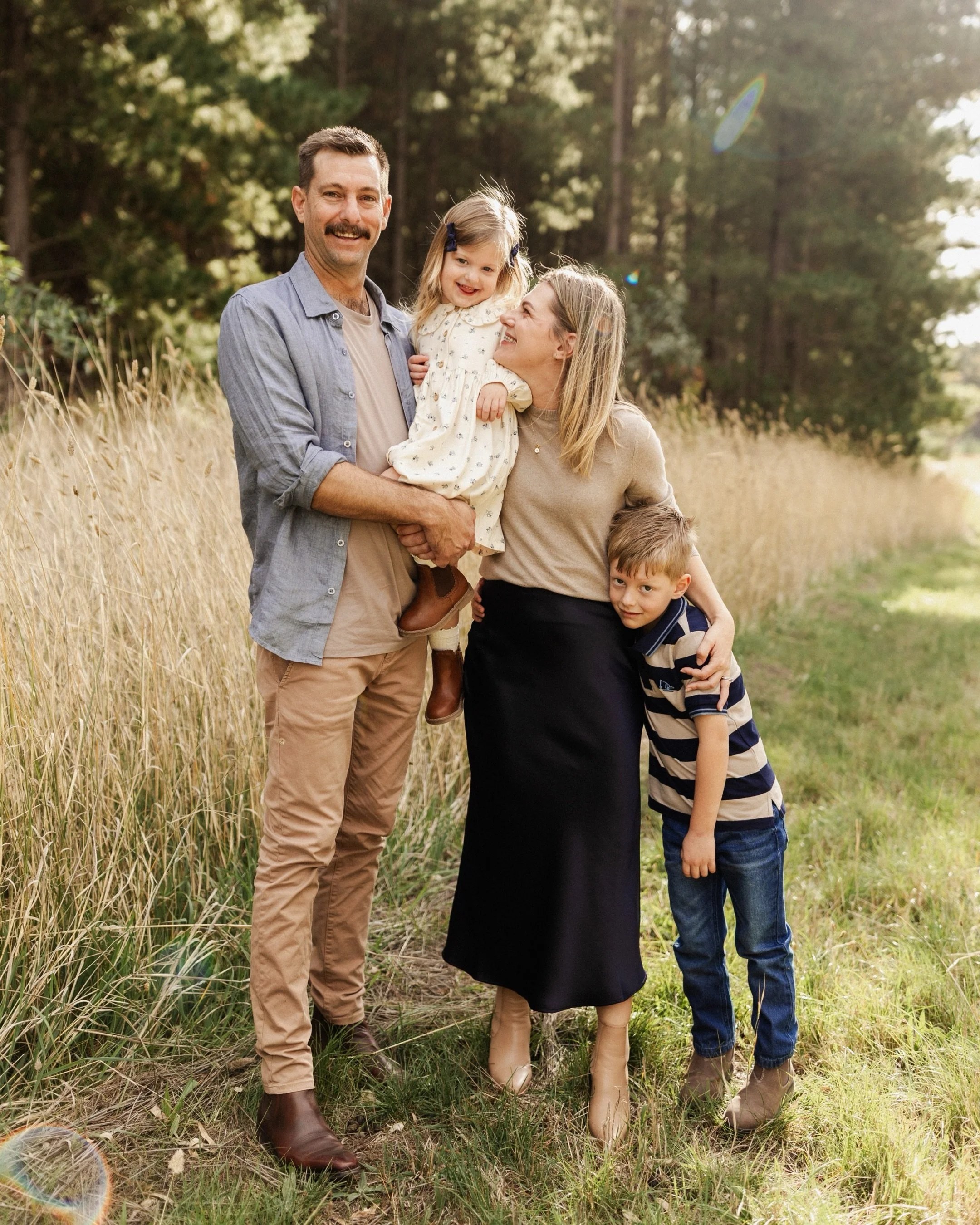 Sunshine, smiles and the whole family together, what more could you ask for?