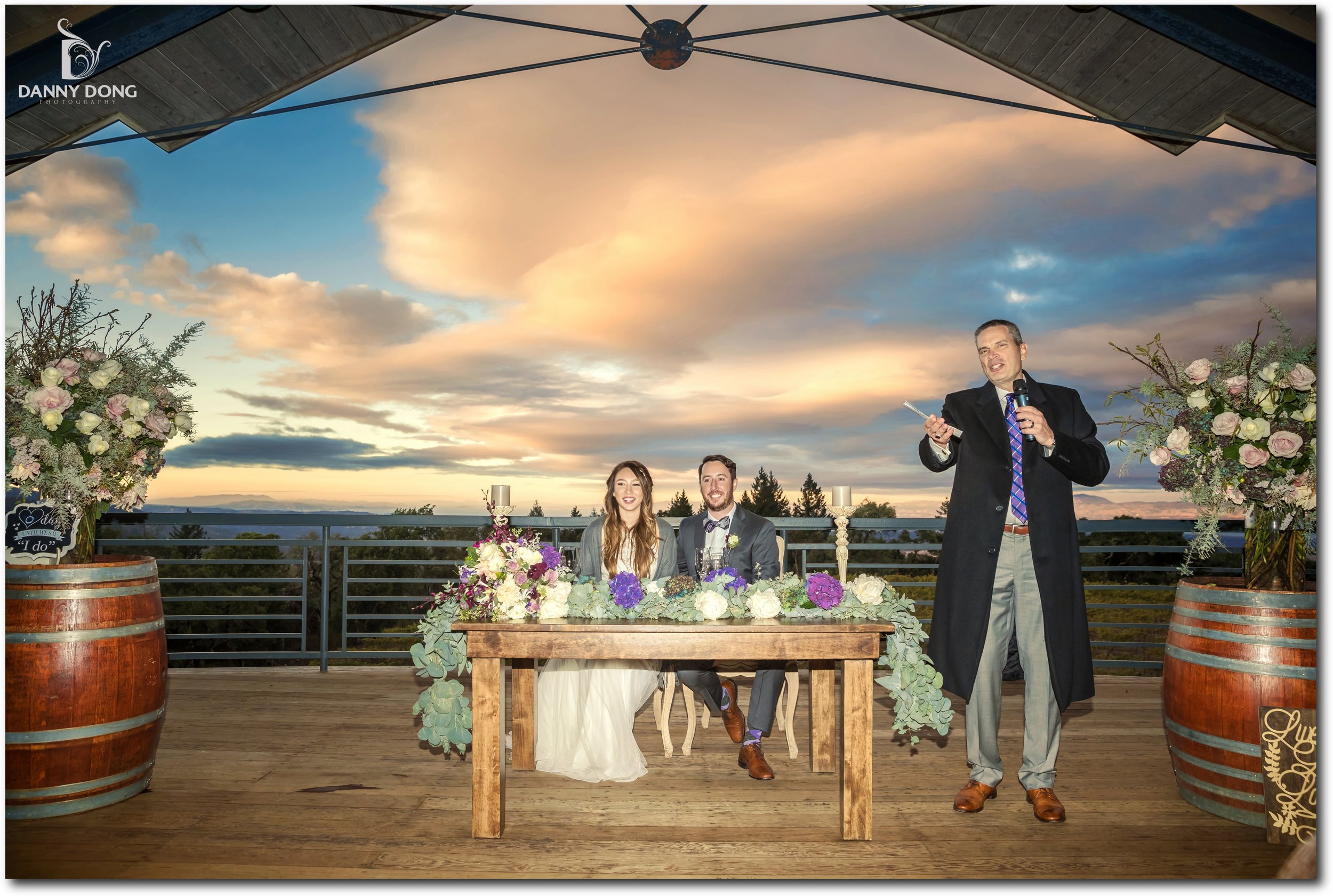 "Hey- is this a wedding or a roast?"