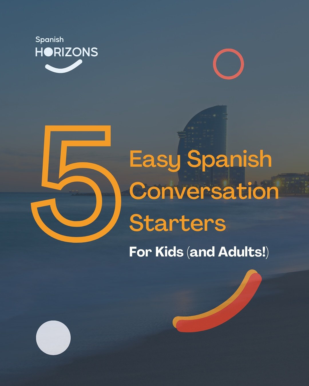 Time to get chatting in Spanish! 💬

Check out our five easy and practical conversation starters to help you and your children make new friends and connect in Barcelona.

From asking &ldquo;What&rsquo;s your name?&rdquo; to finding out &ldquo;How are
