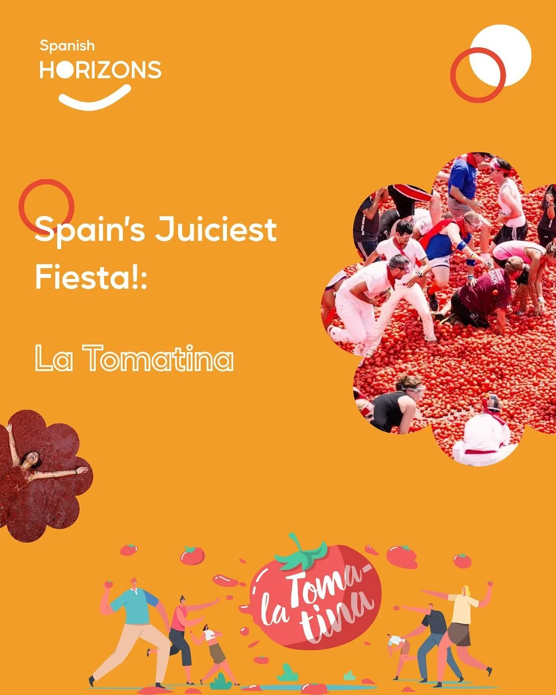 Would you join the tomato battle or watch from the sidelines? 🍅

#tomatina #spanishtraditions #spain #latomatina #spanishculture #fiesta