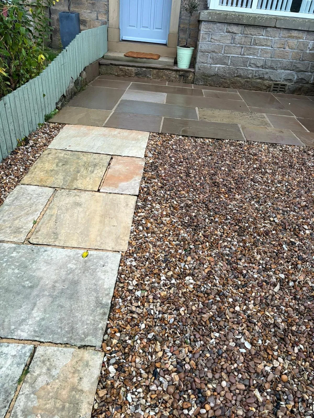 After Pressure Washing