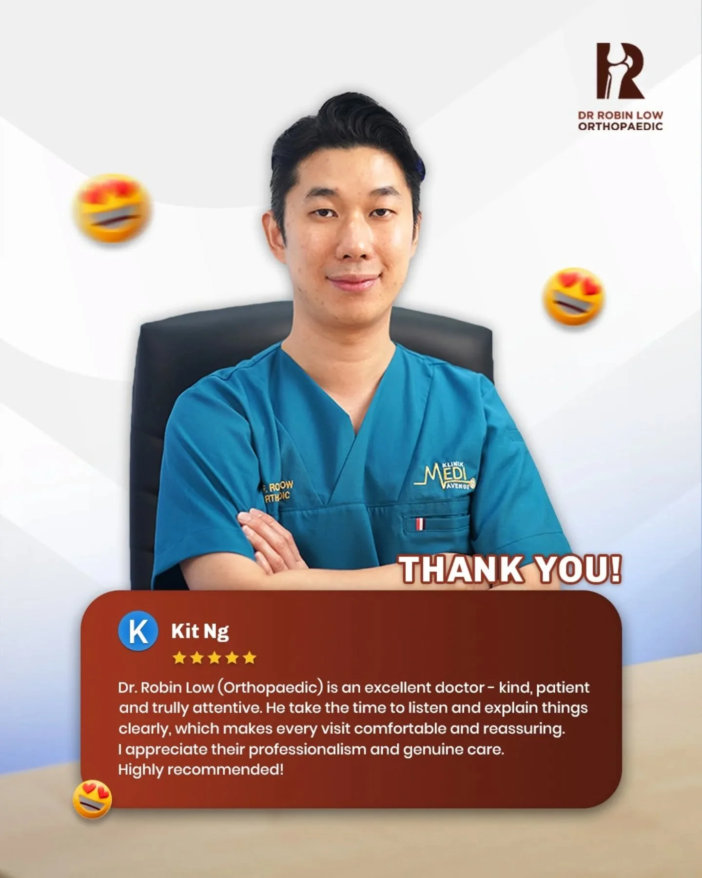 Feeling blessed and thankful for the support. ✨

Wishing all of you continued strength, health, and movement ahead! 🙏💫

#grateful
#patientjourney #OrthopaedicCare #DrRobinOrtho #bettermovement