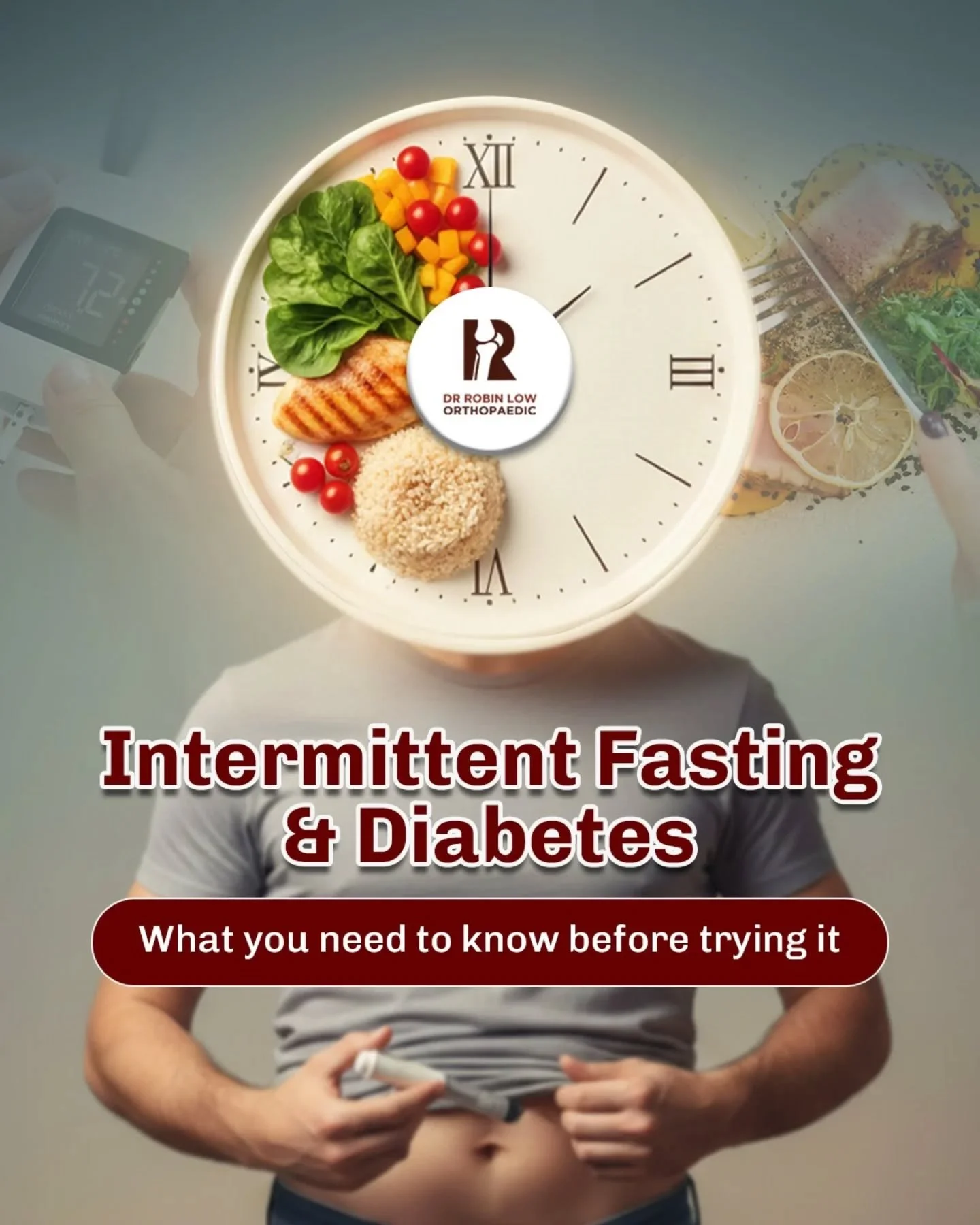 Thinking of intermittent fasting with diabetes? 🕒💉
It&rsquo;s about when you eat, not what.

⚠️ But it&rsquo;s not for everyone.
Talk to your doctor, monitor blood sugar, and don&rsquo;t adjust meds on your own.

Your health, your plan, stay safe! 