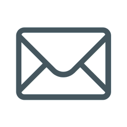 Icon of a closed envelope representing email or messaging
