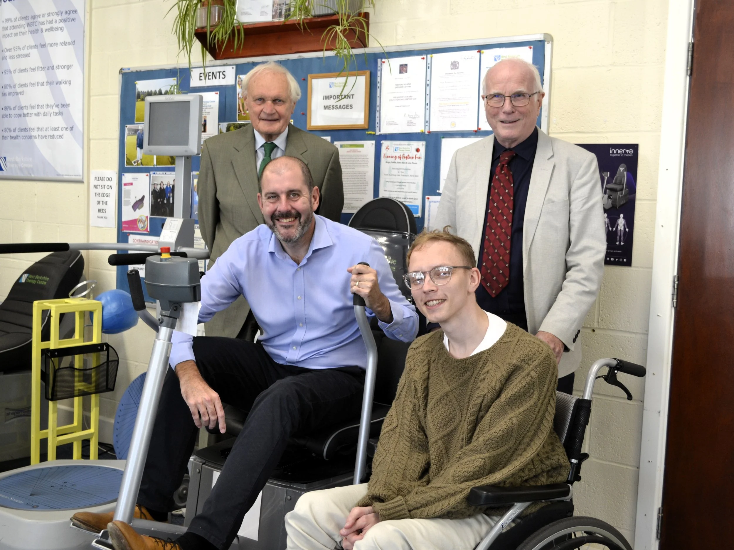 Newbury MP Lee Dillon visits the Centre