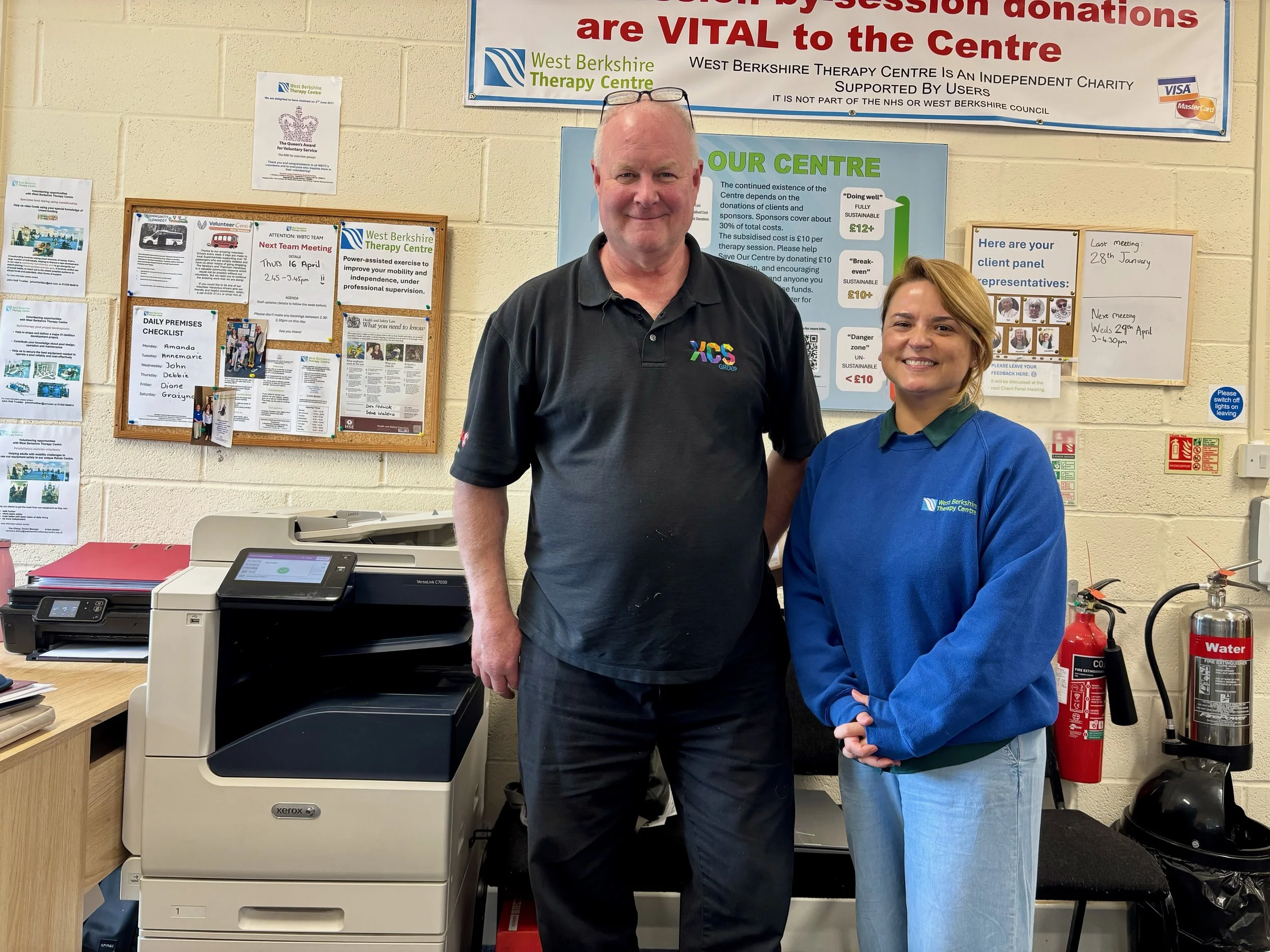 New office printer provided by XCS Group