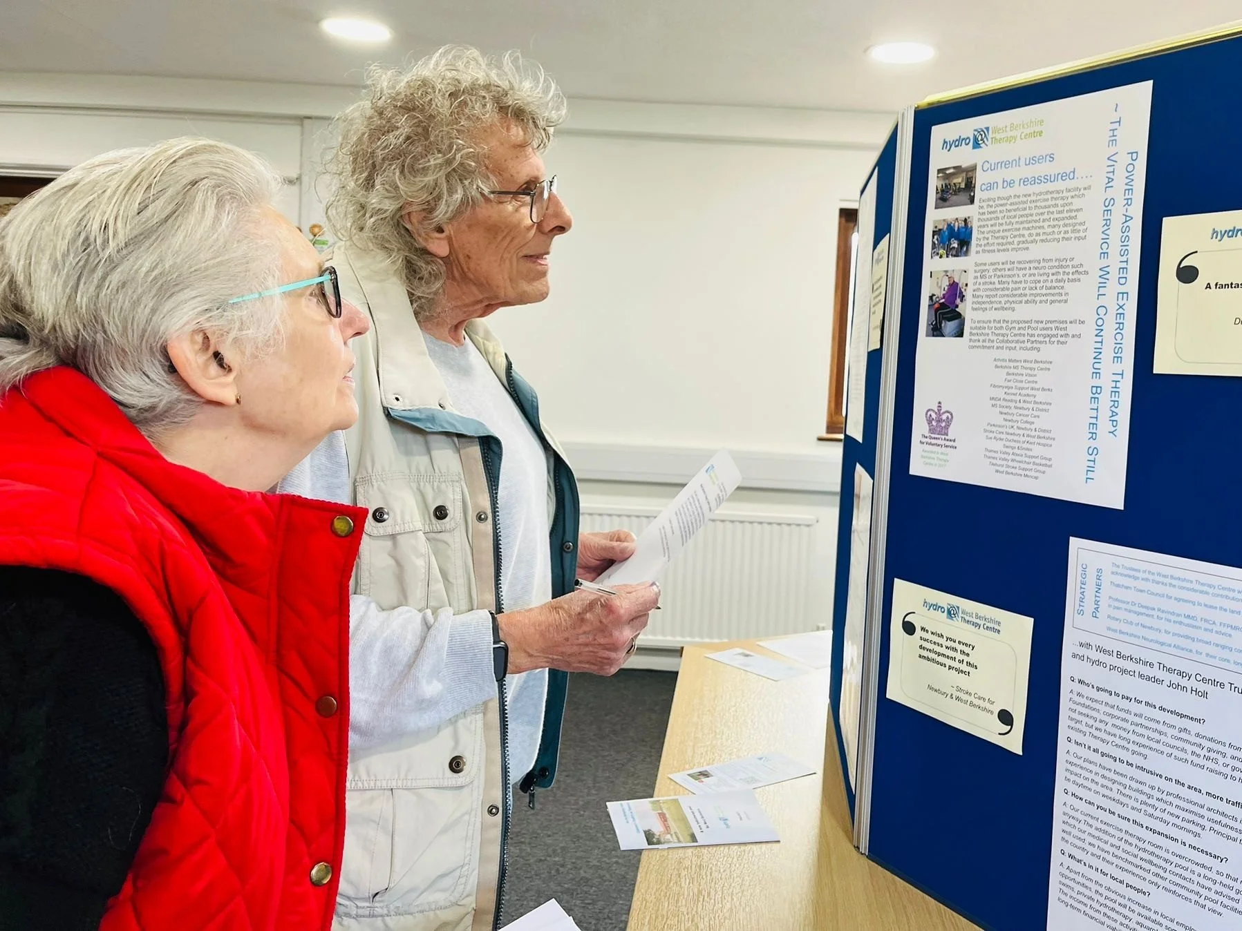 Recap: Hydrotherapy pool project Public Consultation days