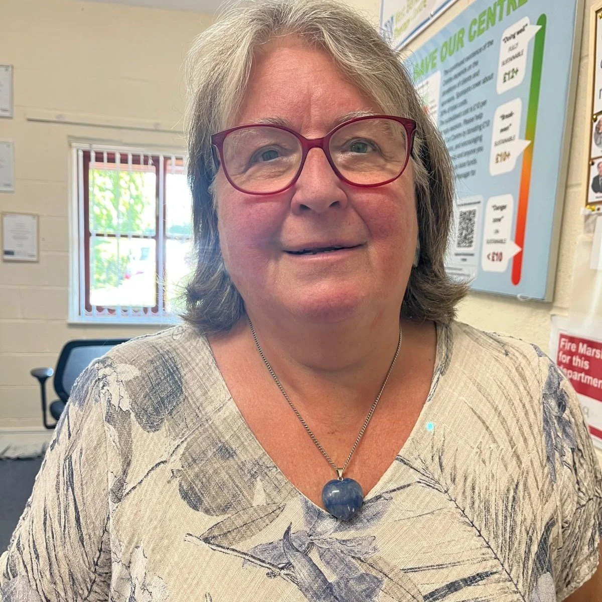 Board of Trustees member Janet posing for a photograph