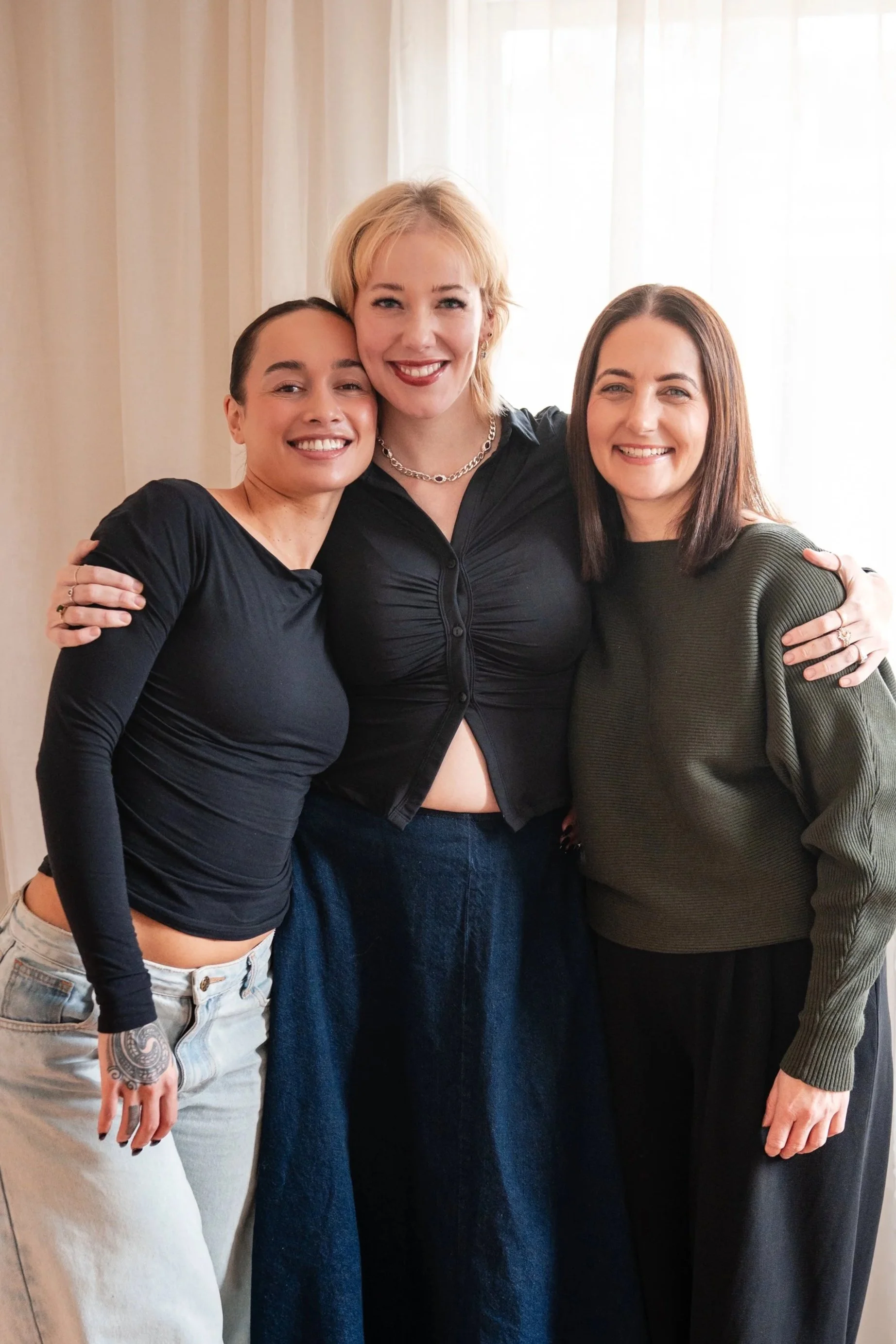Molly, Heidi and Silvana cleanse and shape practitioners