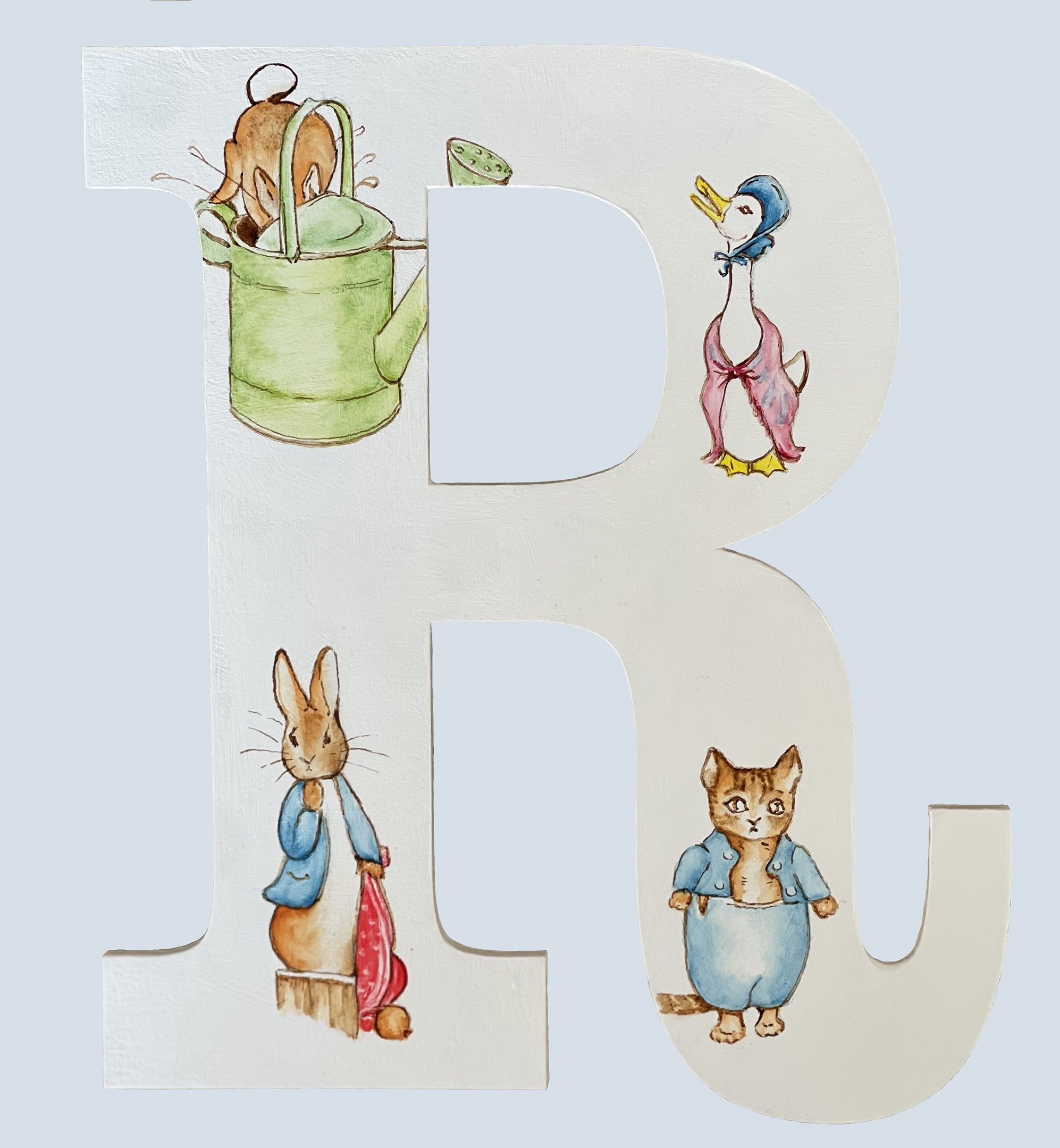 Hand Painted Children Letters