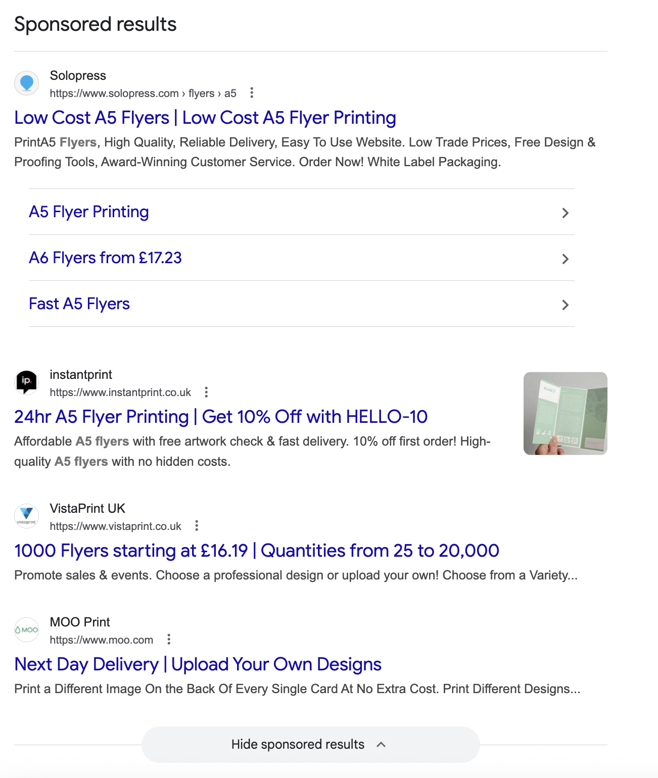 ppc for printing example