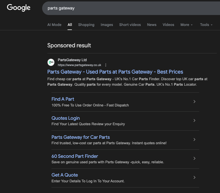 incognito search on google ads