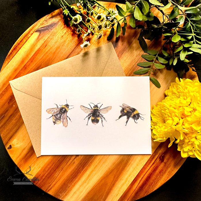 Bee - Greeting Card