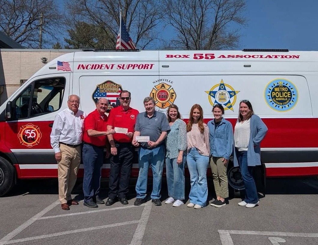 We were honored to host Box 55 for lunch (and fundraising) last week at Partin &amp; Associates headquarters! Founded in 1952, Box 55 Association is a Nashville nonprofit that serves public service agencies on the scene during fires, search and rescu