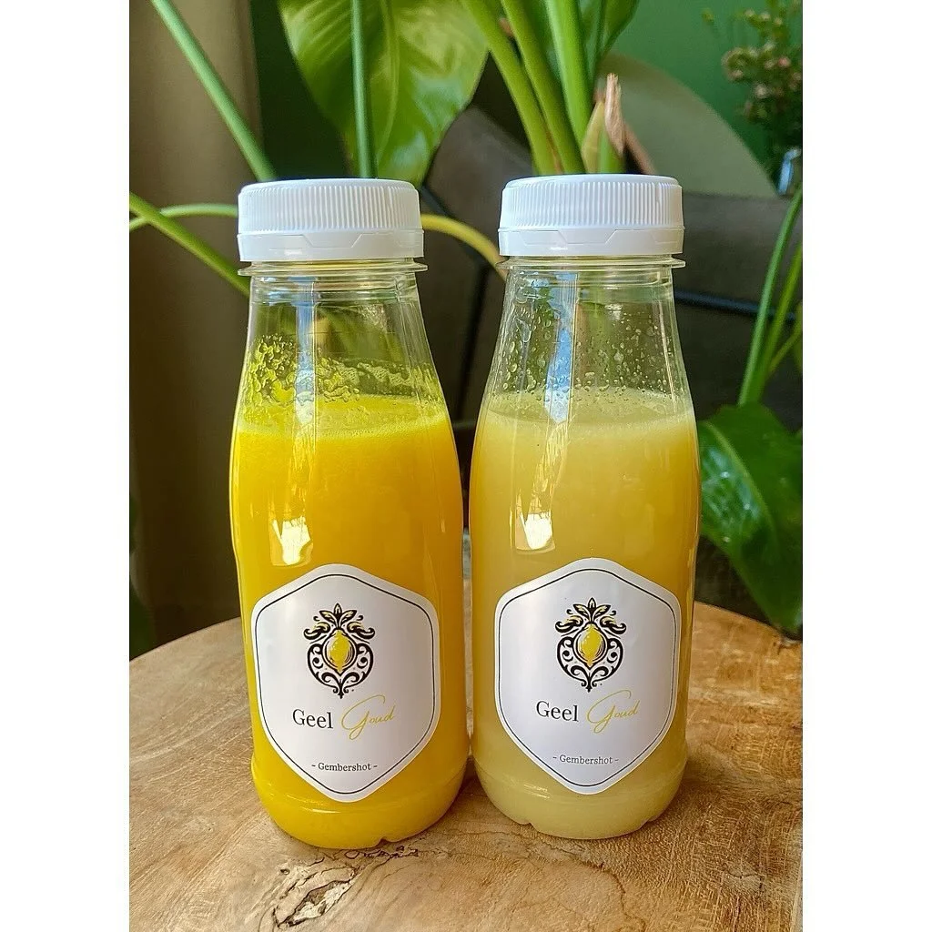 🫚GEMBERSHOTS 🫚 drink jij hem liever m&eacute;t of zonder kurkuma?