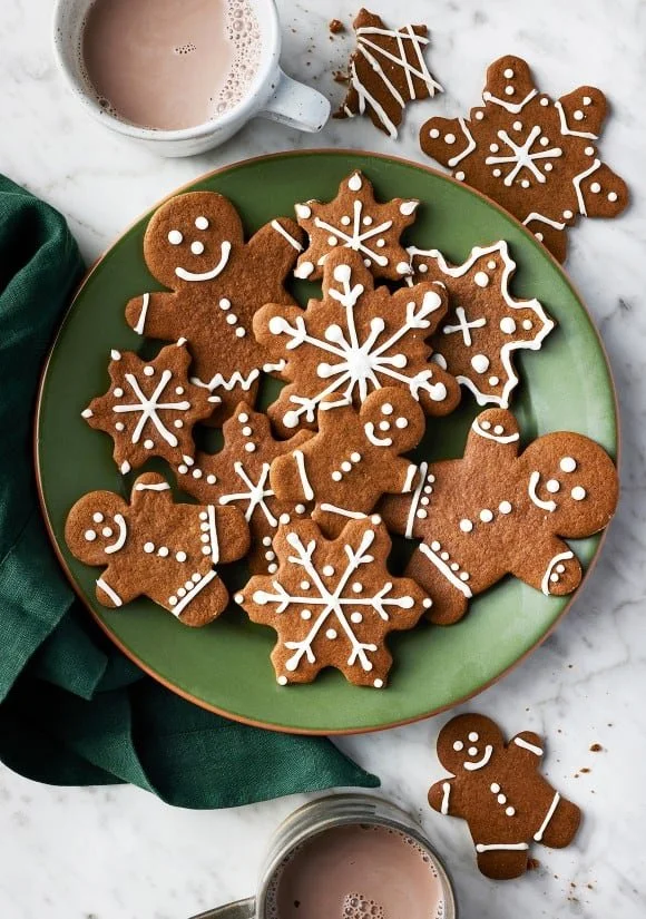The Wholesome Christmas Gingerbread Cookies