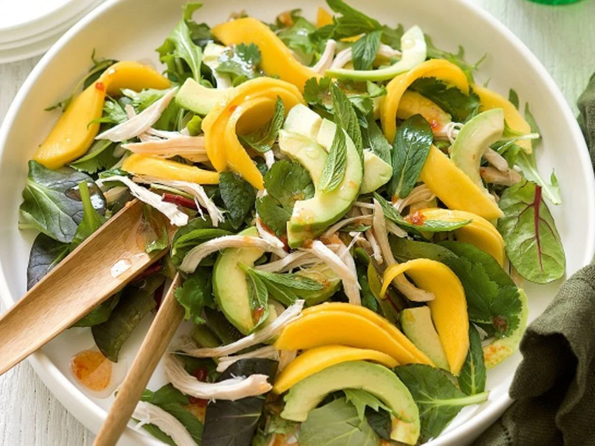 The Fresh &amp; Vibrant Turkey Mango Salad 